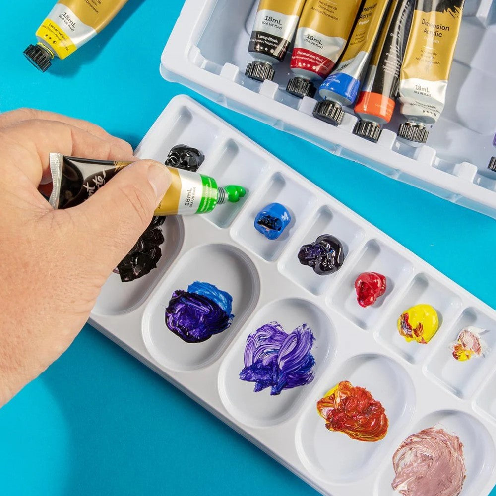 Mont Marte Discovery Disposable Plastic Paint Palettes - Set of 5