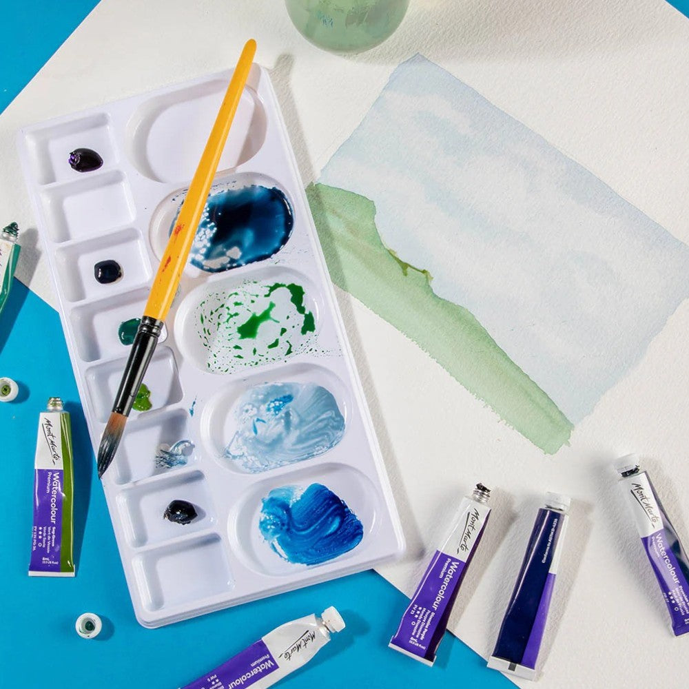 Mont Marte Discovery Disposable Plastic Paint Palettes - Set of 5