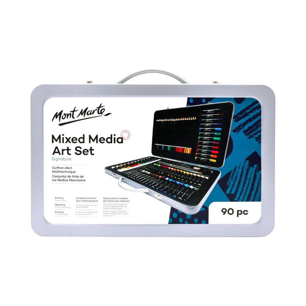 Mont Marte Mixed Media Art Set - 90 Pc Front View
