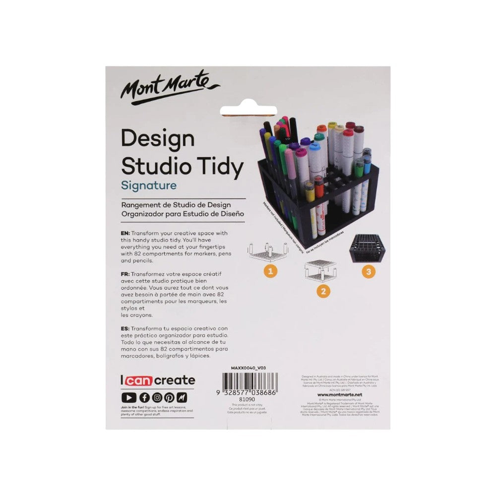 Mont Marte Signature Studio Tidy - 82 & 96 Compartment Variants