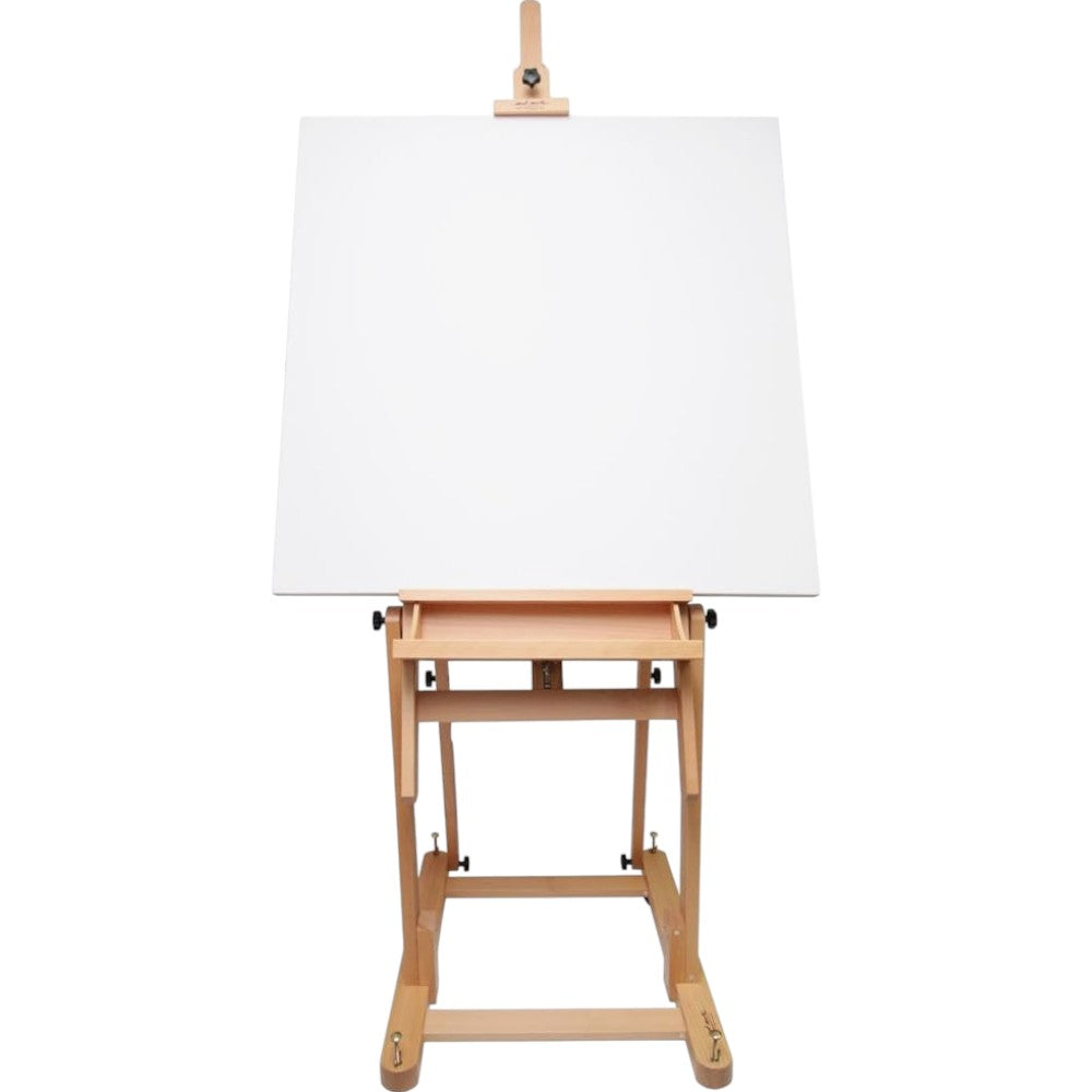 Large Canvas Placed on Mont Marte Tilting Studio Easel 263cm