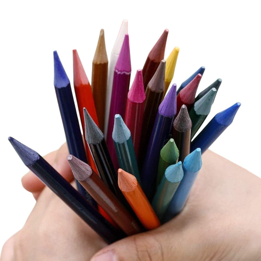 Mont Marte Premium Watercolour Pencils - 24pc Woodless - Open View