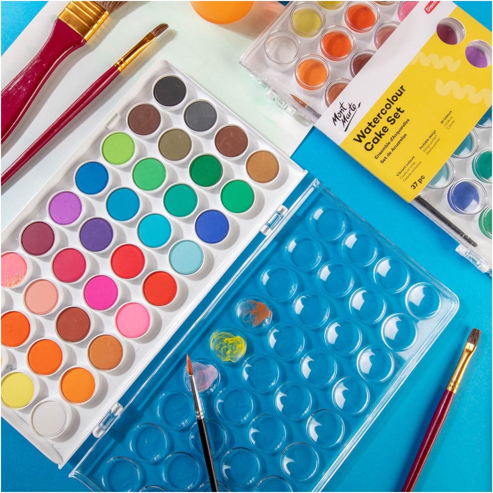 Mont Marte Discovery Watercolour Cake Set - Choose