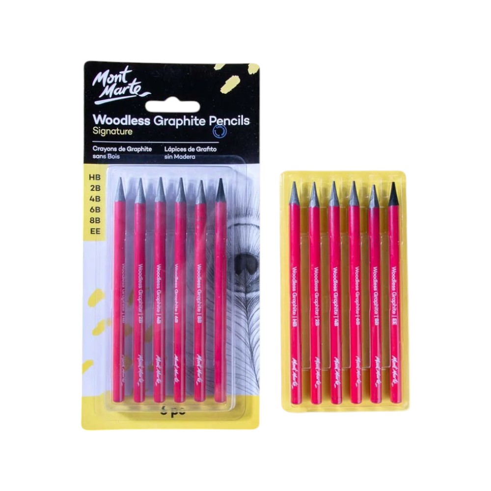 Full Graphite Pencils from Mont Marte Displayed Out of Box