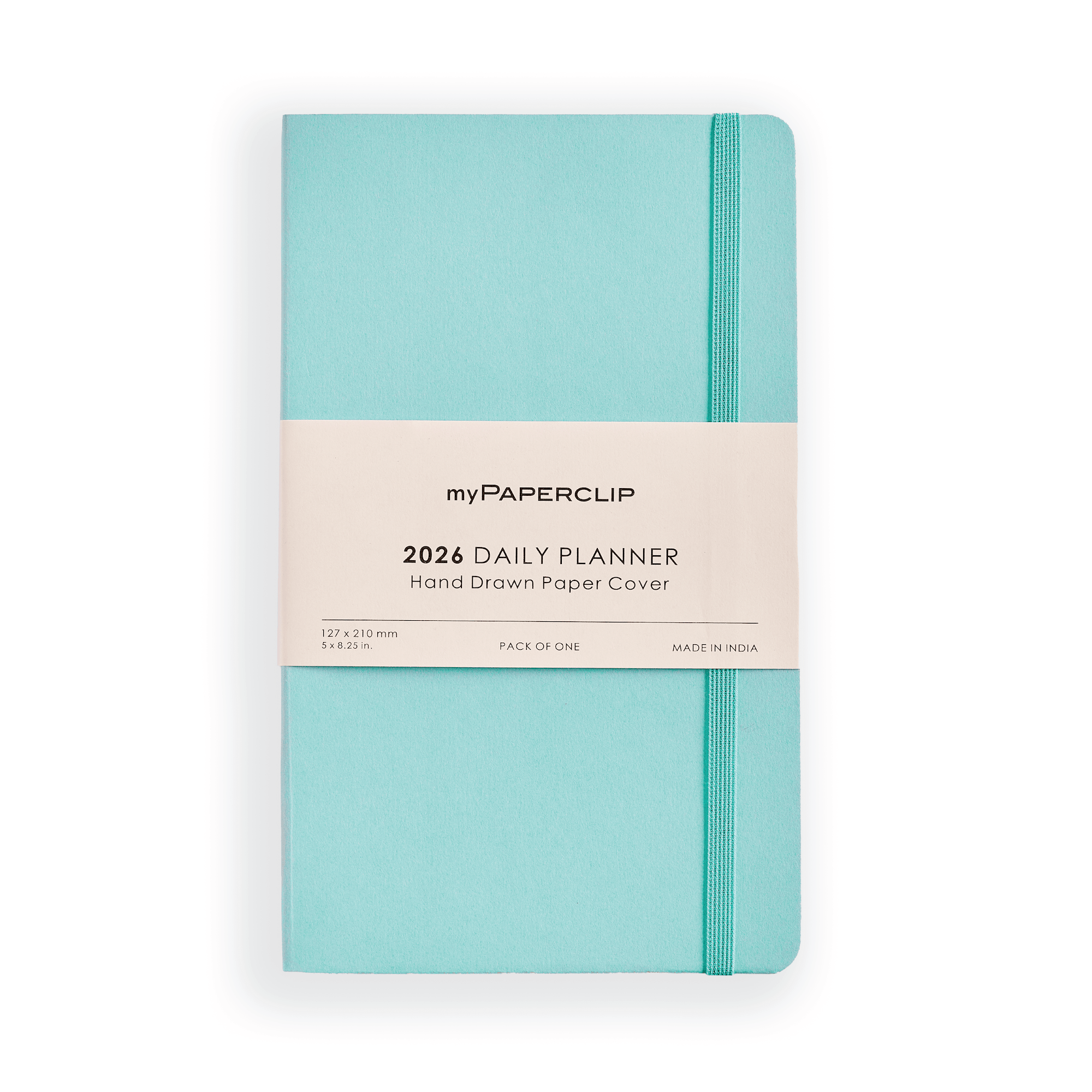 myPAPERCLIP 2026 Daily Planner M1 | Medium Size | Mint | Soft Cover | 384 Pages, 80 GSM | Mint - penpencilink