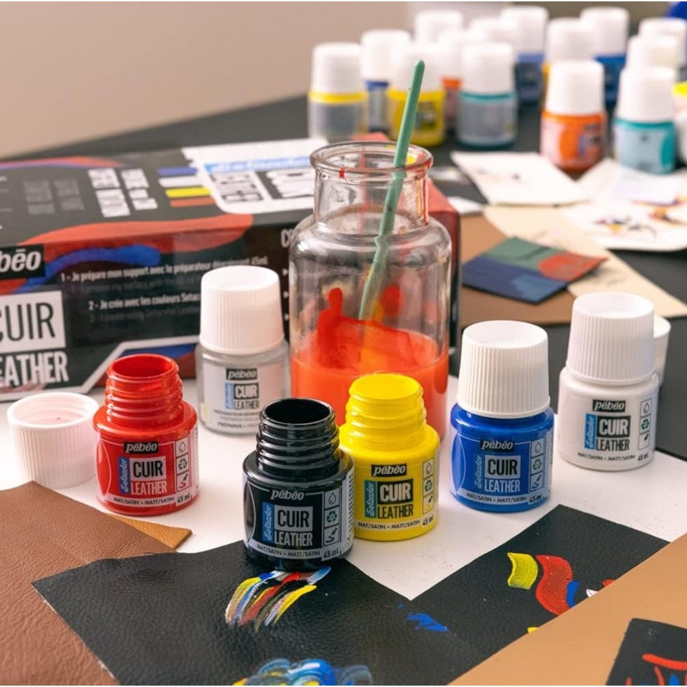 Pebeo Setacolour Leather Glue - Strong Bonding Medium, 110ml