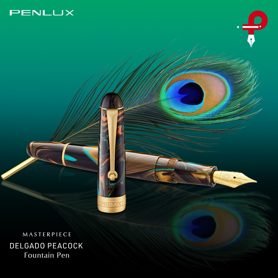 Penlux | Fountain Pen | Delgado Peacock Penlux