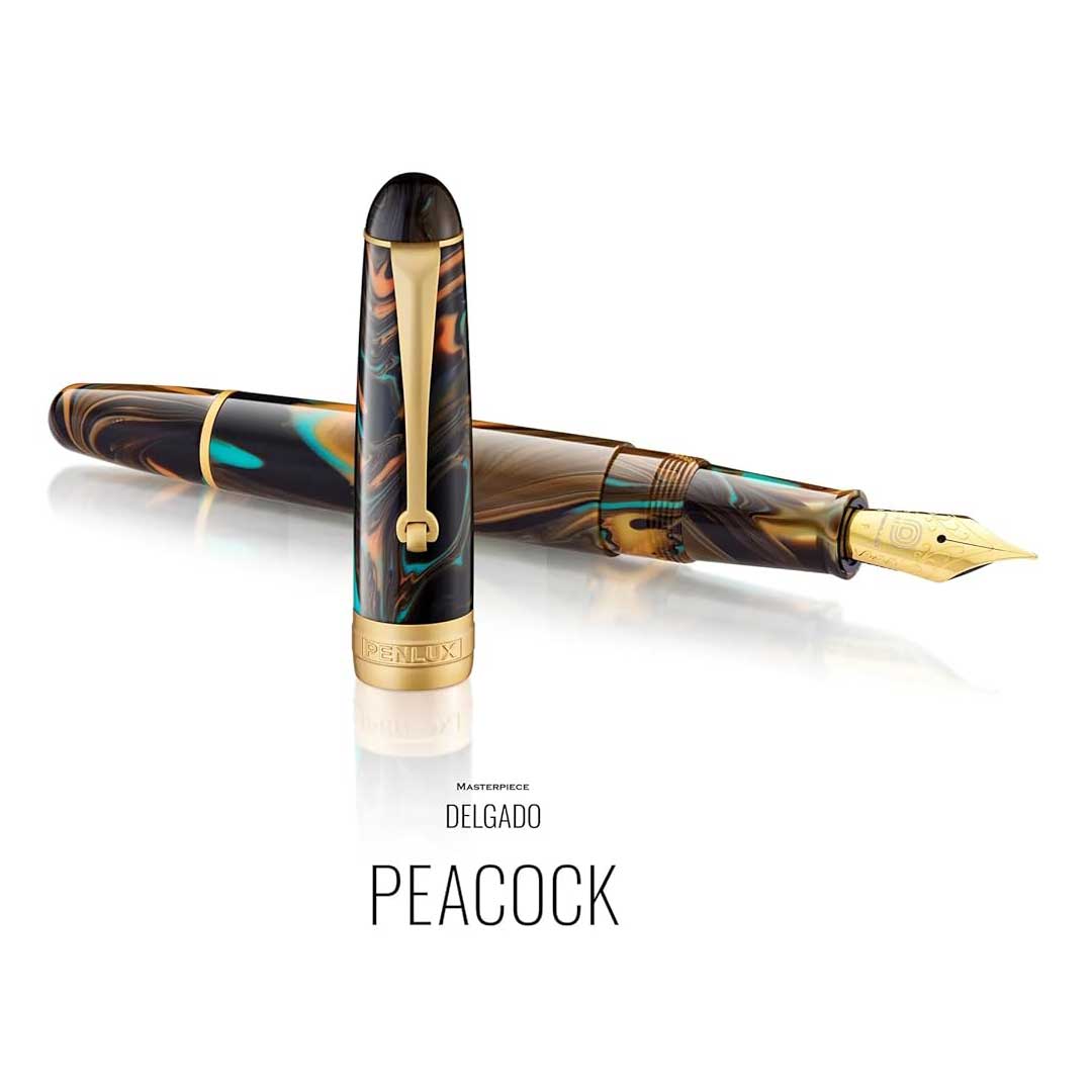 Penlux | Fountain Pen | Delgado Peacock Penlux