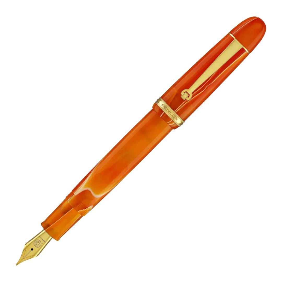 Penlux | Fountain Pen | Grande | Orange Swirl Penlux
