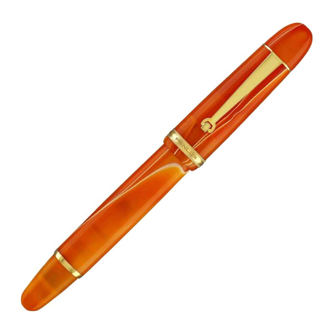 Penlux | Fountain Pen | Grande | Orange Swirl Penlux