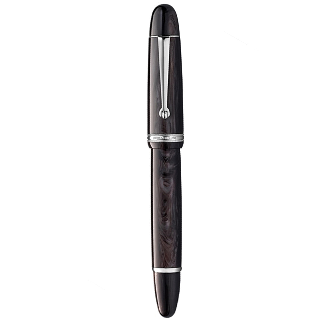 Penlux | Masterpiece Grande | Fountain Ink Pen | Black Wave Body | Piston Filling Penlux
