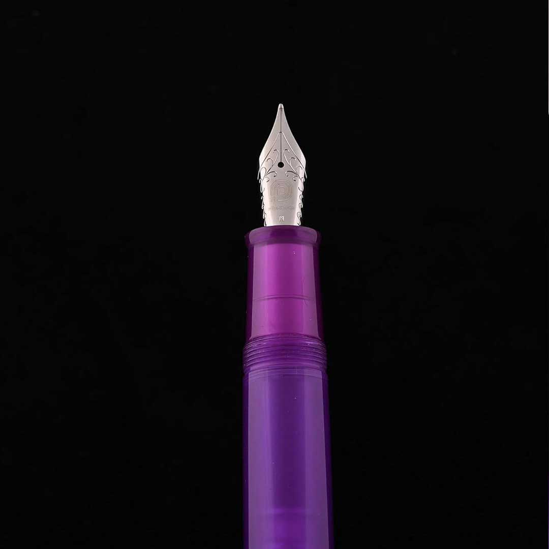 Penlux | Masterpiece Grande | Fountain Pen | Aurora Australis | Purple | Piston Filling Penlux