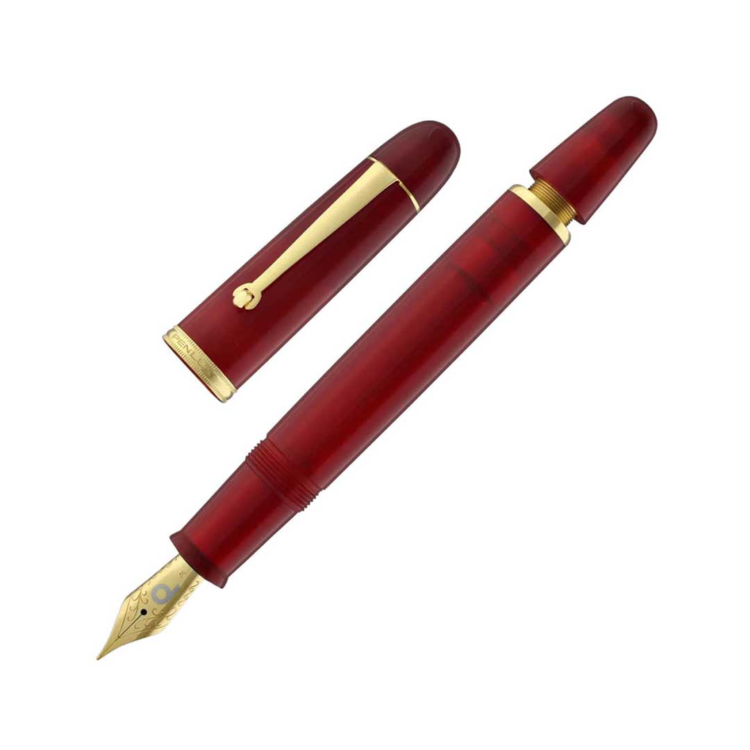 Penlux | Masterpiece Grande | Fountain Pen | Daybreak | Red | Piston Filling Penlux