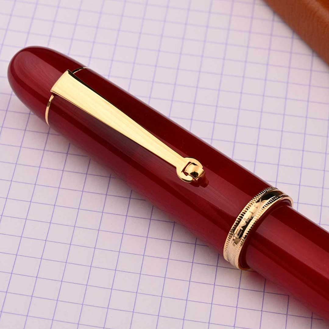Penlux | Masterpiece Grande | Fountain Pen | Daybreak | Red | Piston Filling Penlux