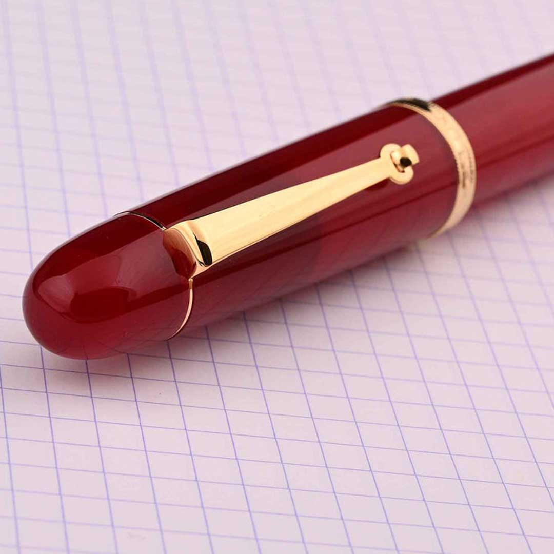 Penlux | Masterpiece Grande | Fountain Pen | Daybreak | Red | Piston Filling Penlux