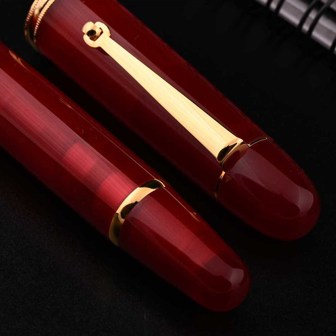 Penlux | Masterpiece Grande | Fountain Pen | Daybreak | Red | Piston Filling Penlux