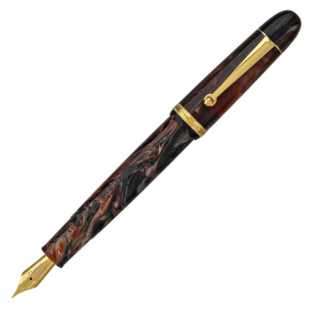 Penlux | Masterpiece Grande | Fountain Pen | Marble Wave | Piston Filling Penlux