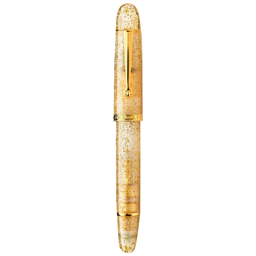 Penlux | Masterpiece Grande | Great Natural | Fountain Pen | Golden Sand | Clear Body | Piston Filling Penlux