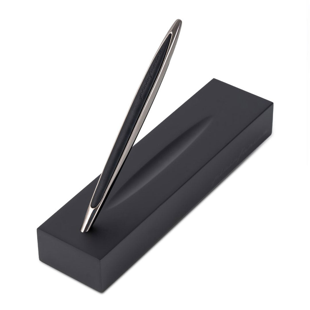 Pininfarina | Cambiano | Black Edition | Ballpoint Pen | Solid Wood Base Pininfarina