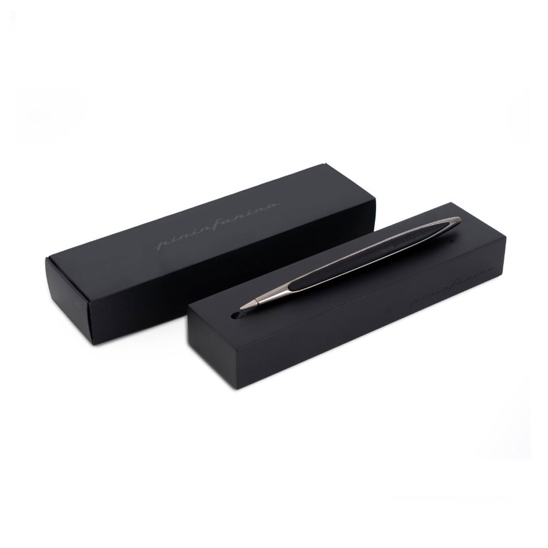 Pininfarina | Cambiano | Black Edition | Ballpoint Pen | Solid Wood Base Pininfarina