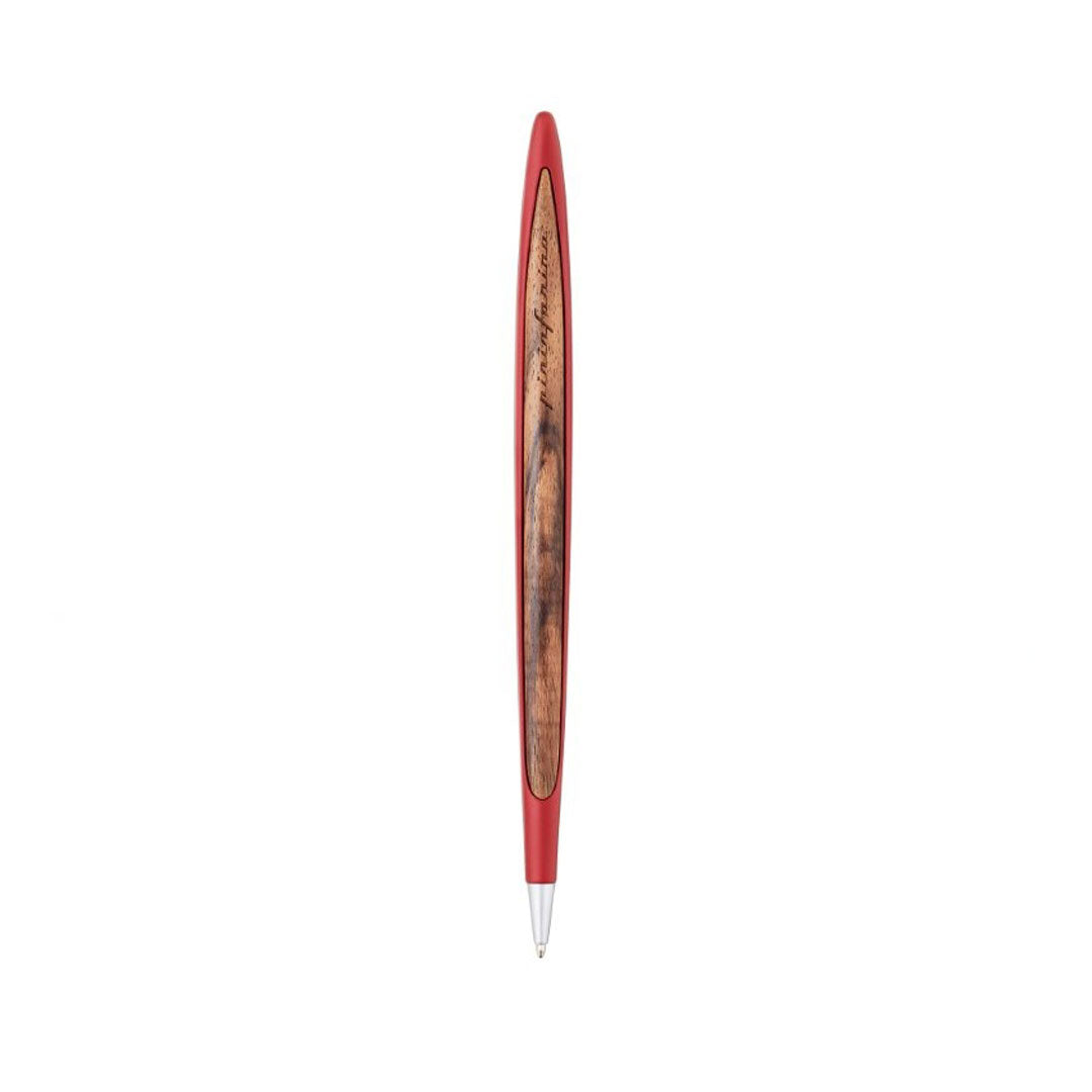 Pininfarina | Cambiano Classic Ink | Ballpoint Pen | Red | Solid Wood Desk Stand Pininfarina