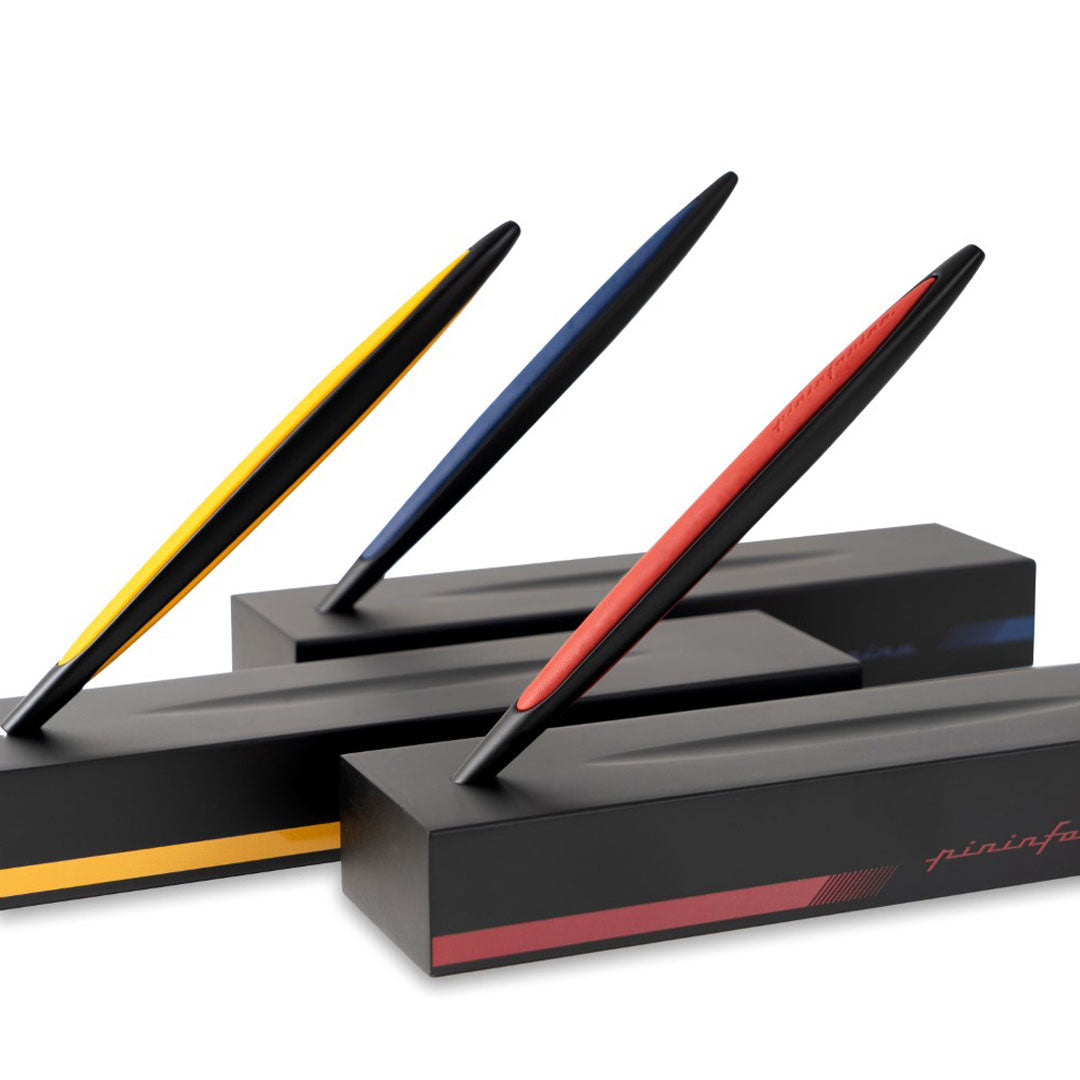 Pininfarina | Cambiano Race | Blue | Ballpoint Pen | Racing Desk Stand Pininfarina