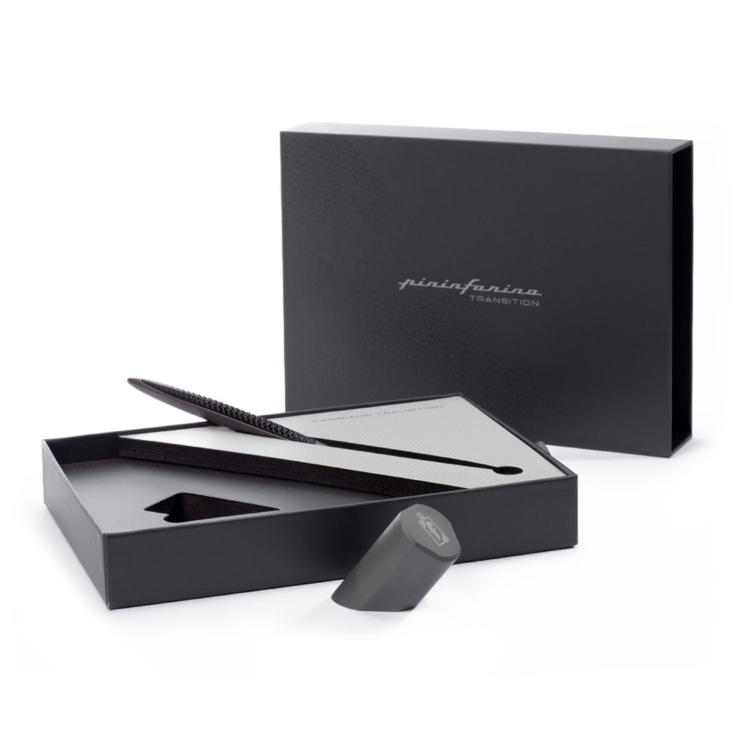 Pininfarina | Cambiano Transitions | Titanium Ethergraf Tip | Inclined Desk Stand Pininfarina