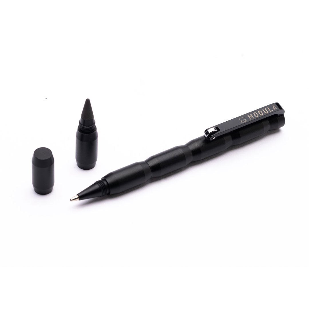 Pininfarina | Forever Modula | Aluminum | GrafeeX Tip Pencil & Ballpoint Pen | Black Pininfarina