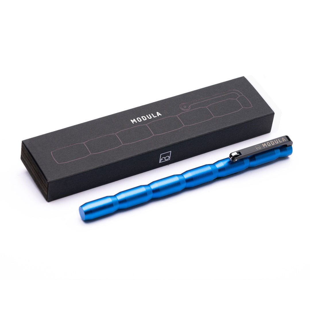 Pininfarina | Forever Modula | Aluminum | GrafeeX Tip Pencil & Ballpoint Pen | Blue Pininfarina