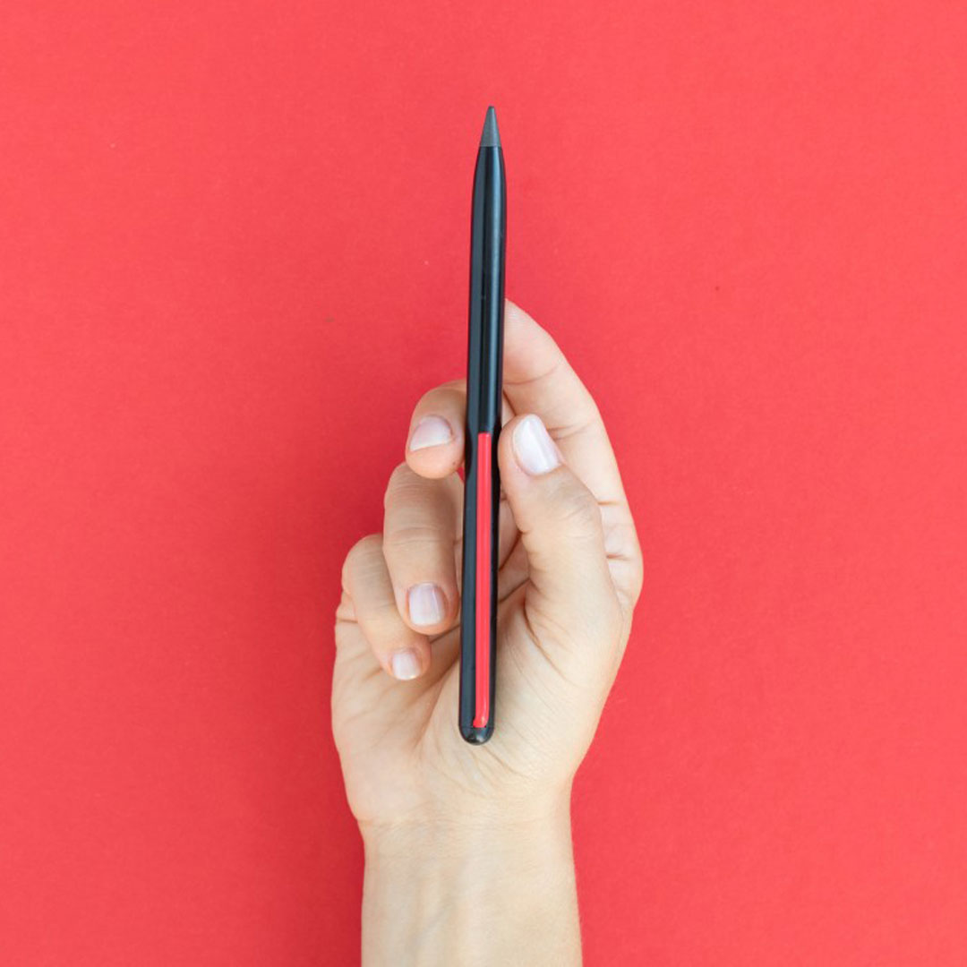 Pininfarina | Grafeex | Graphite Pencil | Brass Barrel | Red Pininfarina