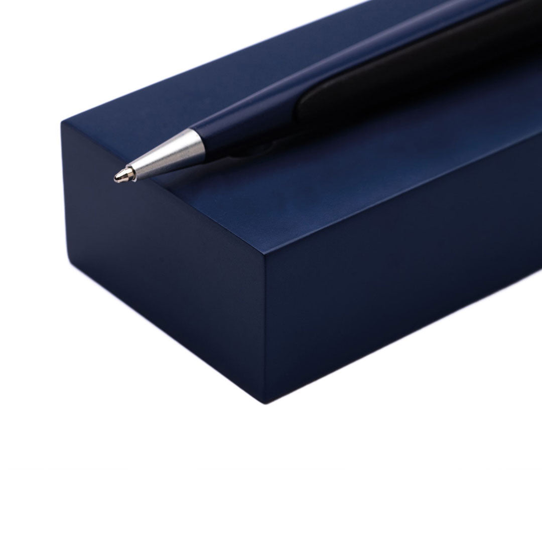Pininfarina | Cambiano Maserati Special Edition Ballpoint | Blue | Wooden Display Base Pininfarina