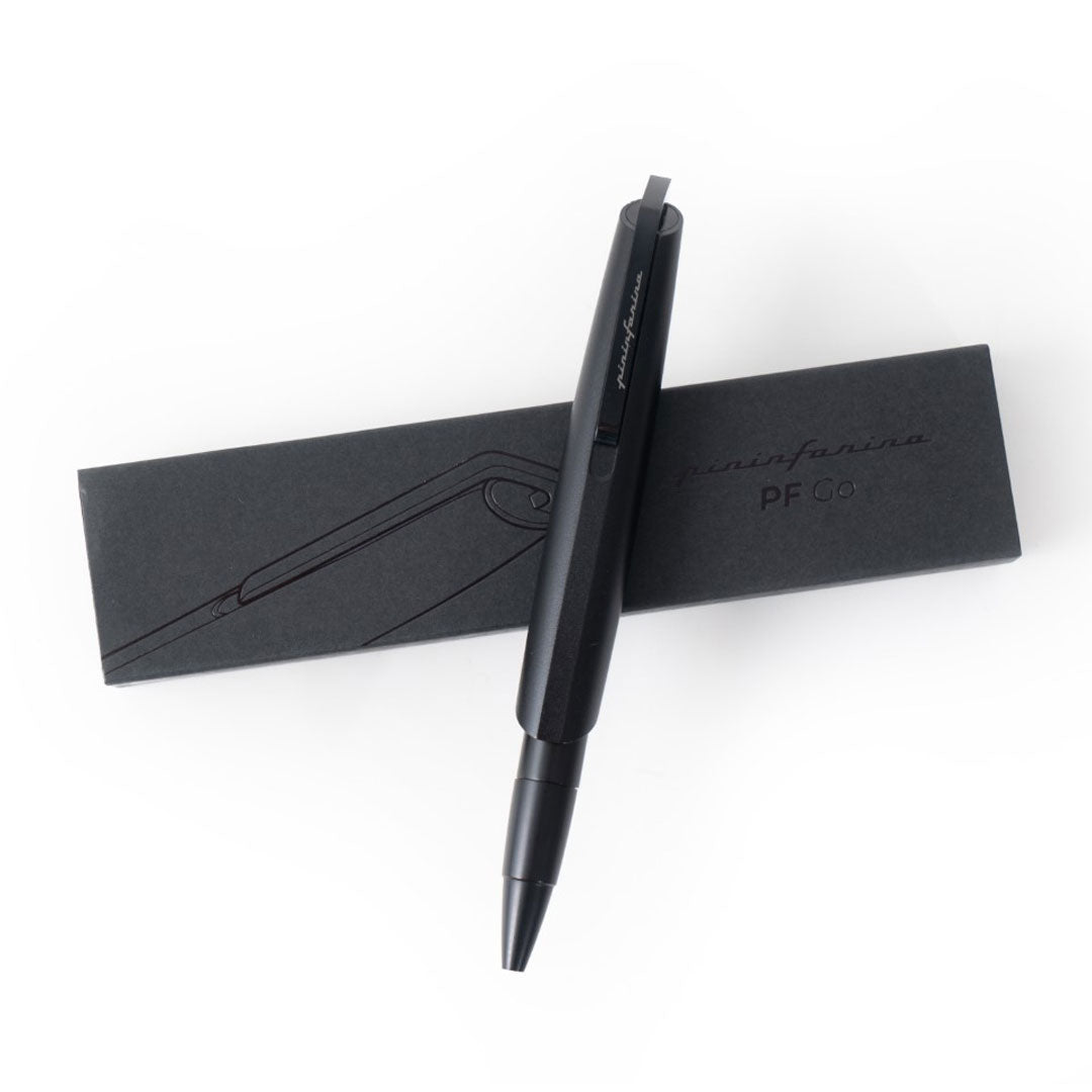 Pininfarina | Pf Go | Twist Mechanism Ballpoint Pen | Black Edition Pininfarina