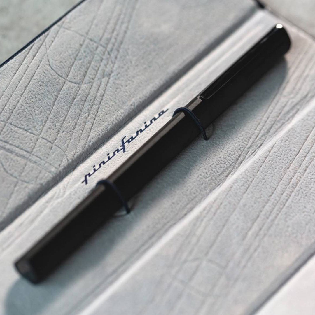 Pininfarina | Pf One Black | Retractable Ballpoint Pen with Twist Mechanism Pininfarina