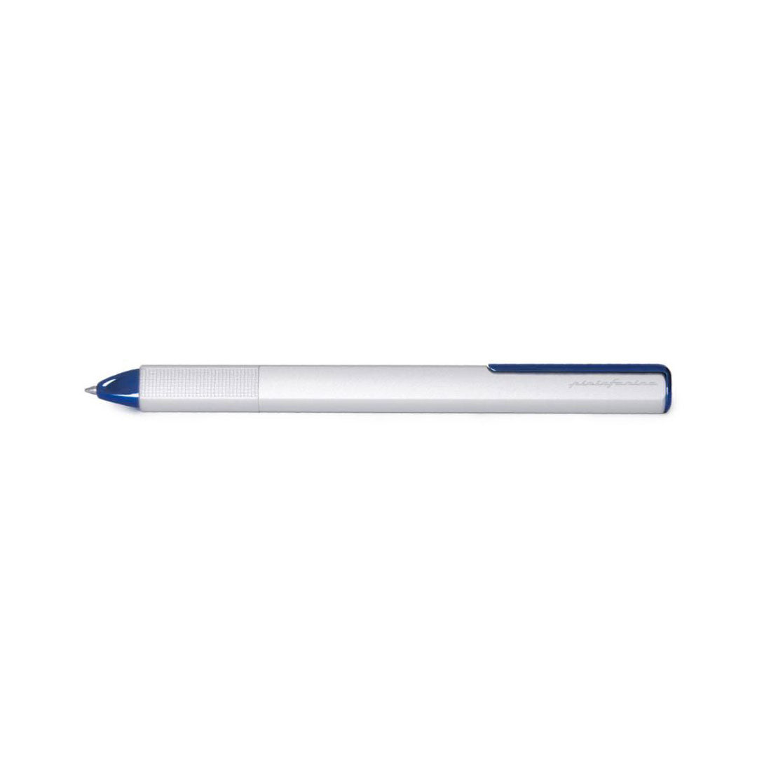 Pininfarina | Pf One Blue&Silver | Retractable Ballpoint Pen with Twist Mechanism Pininfarina