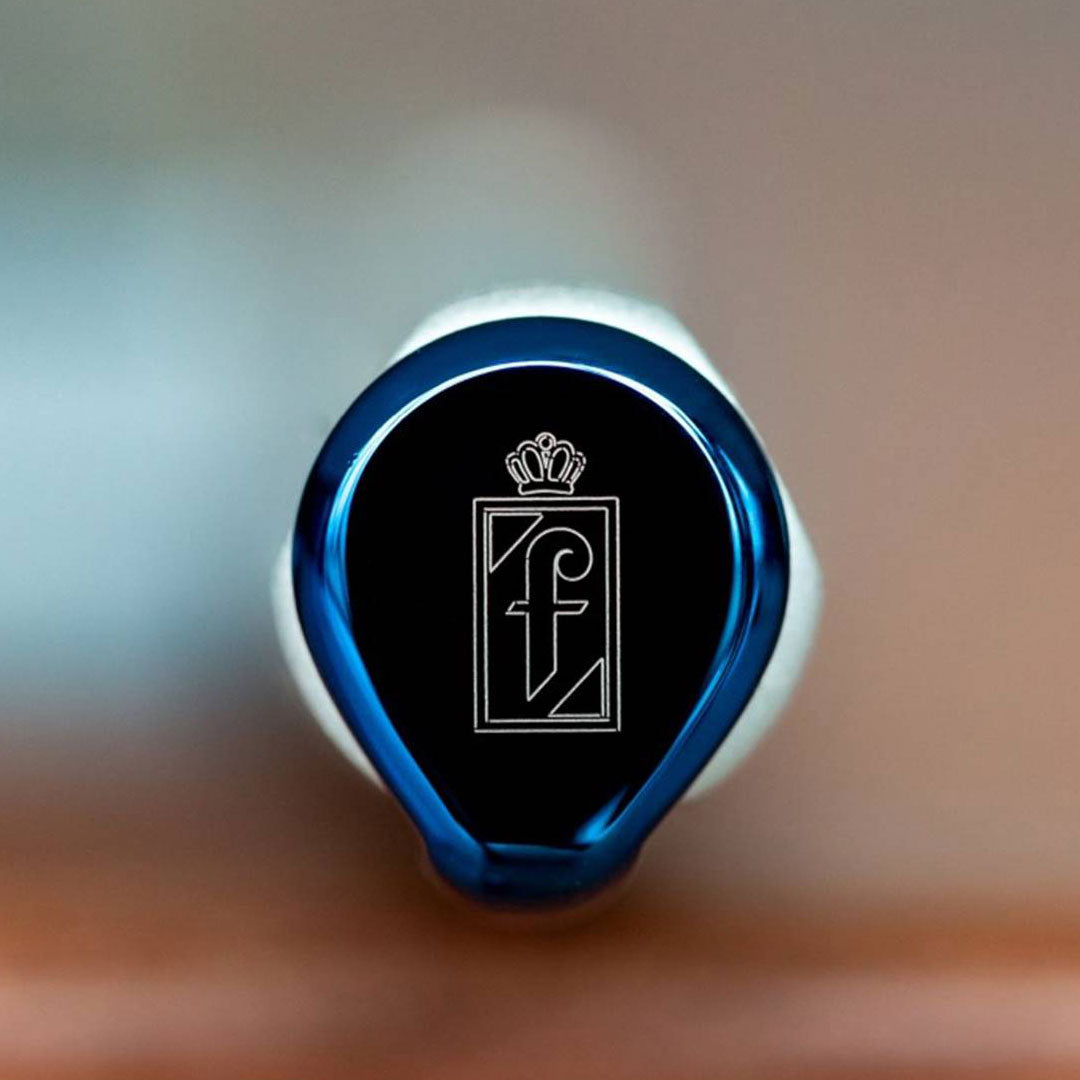 Pininfarina | Pf One Blue&Silver | Retractable Ballpoint Pen with Twist Mechanism Pininfarina