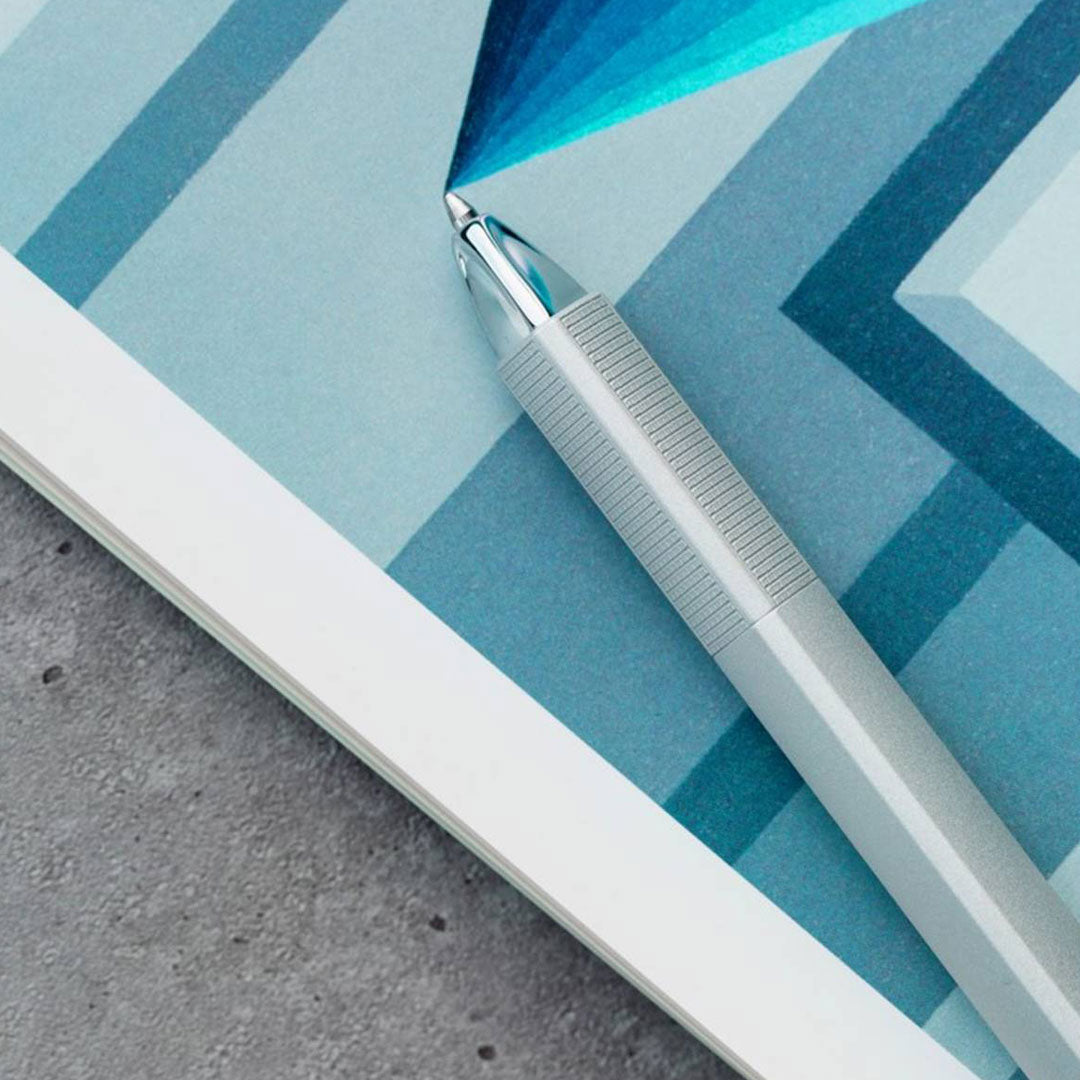 Pininfarina | Pf One Silver | Retractable Ballpoint Pen with Twist Mechanism Pininfarina