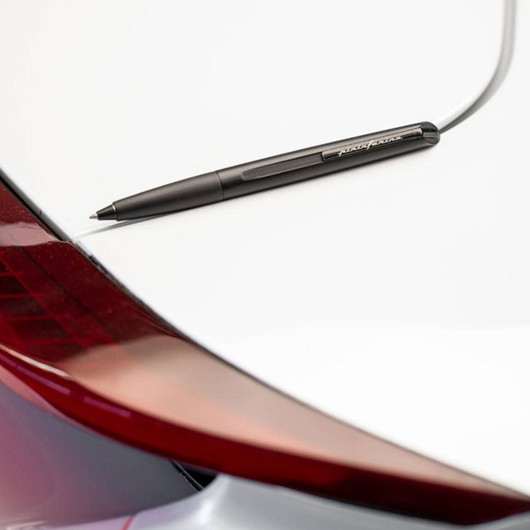 Pininfarina | Pf Two  Black | Retractable Ballpoint Pen with Twist Mechanism Pininfarina