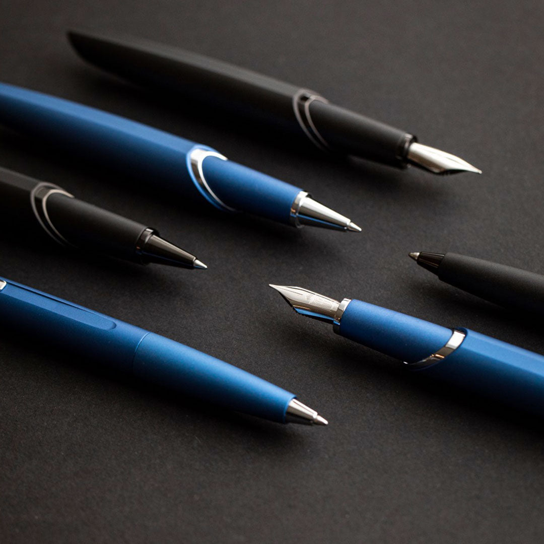 Pininfarina | Pf Two  Dark Blue | Retractable Ballpoint Pen with Twist Mechanism Pininfarina