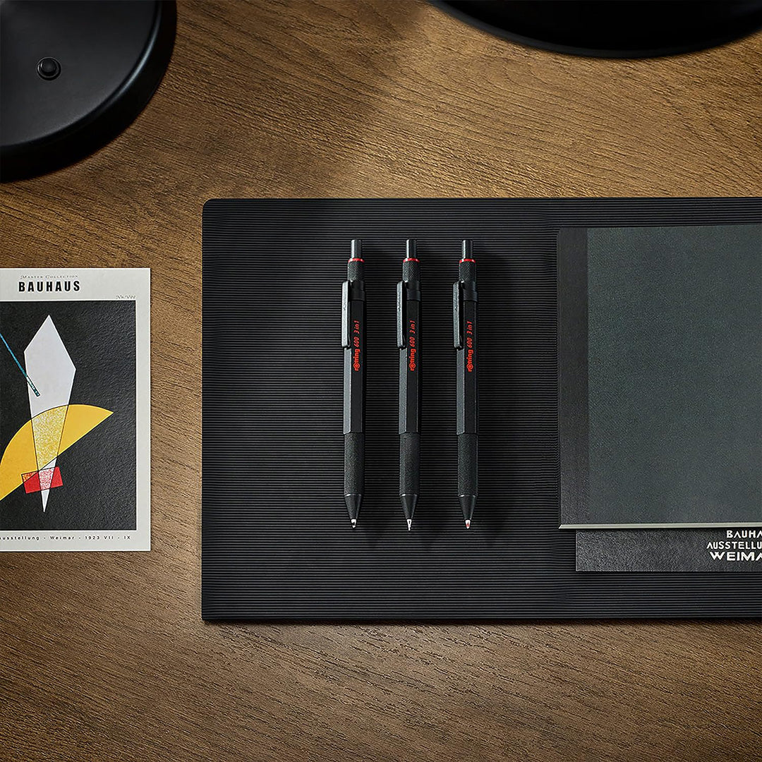 Rotring | 600 Pen And Mechanical Pencil | 3-in-1 | Black Rotring