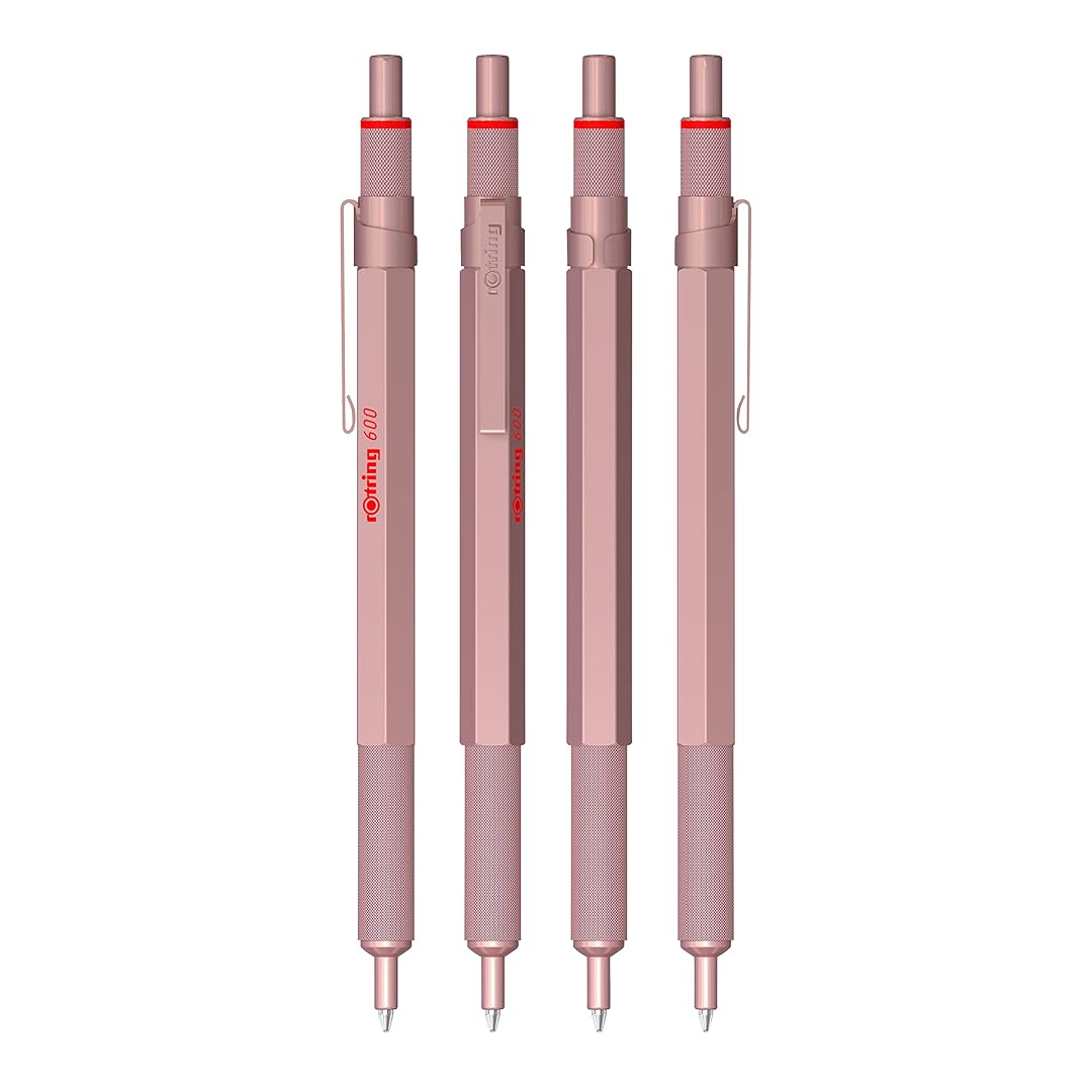 Rotring | 600 Series | Ballpoint Pen | Medium | Rose Gold Rotring