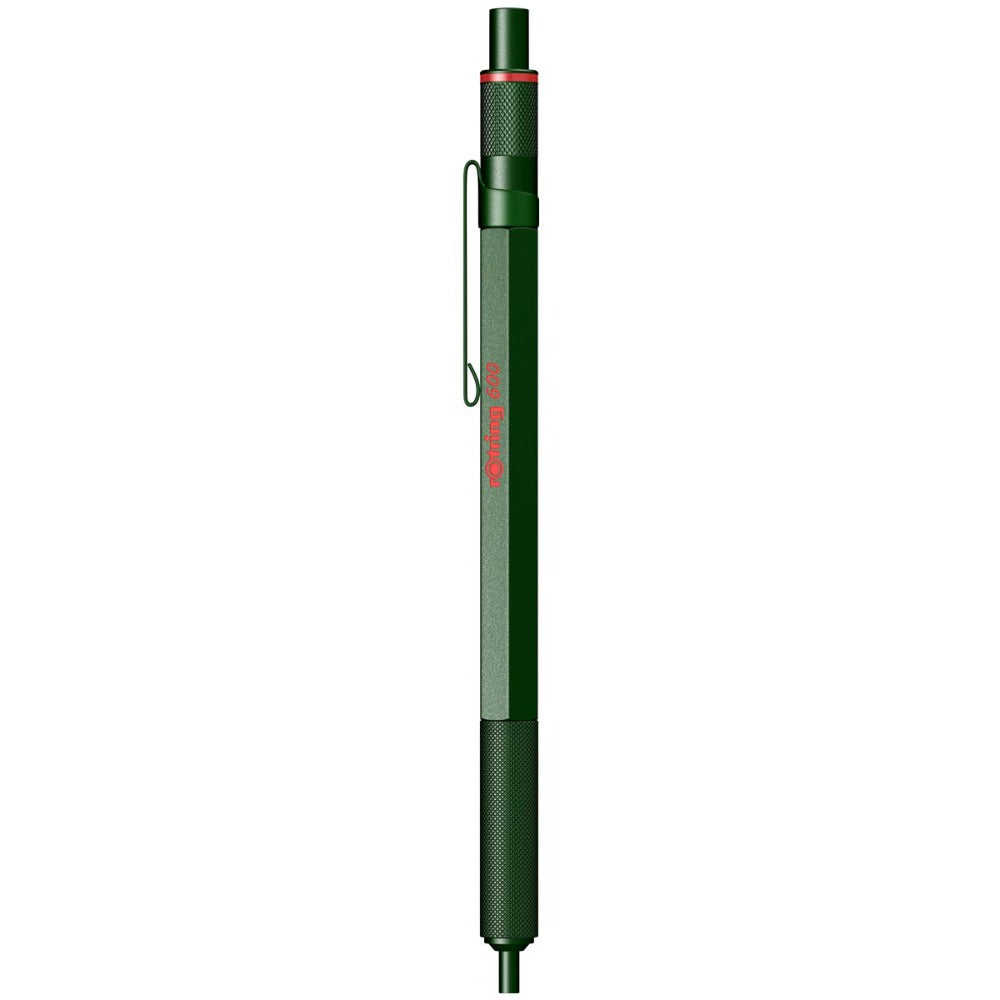 Rotring | 600 Series | Green 1.0mm Ball Pen | Metal Body | Non-Slip | Metal Knurled Grip Rotring