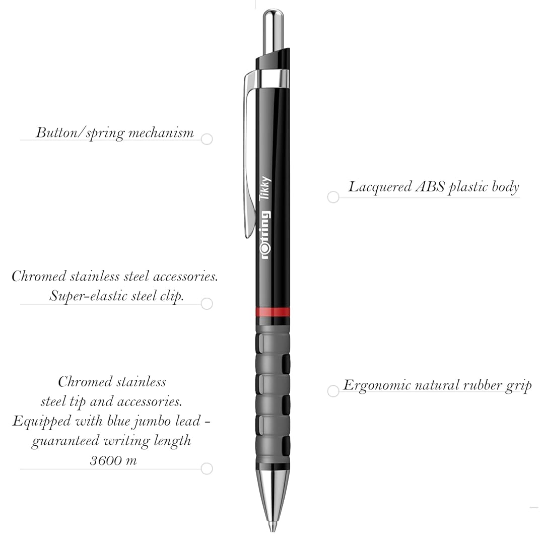 Rotring | Ball Point Pen | Black | Ink 1.0mm Rotring