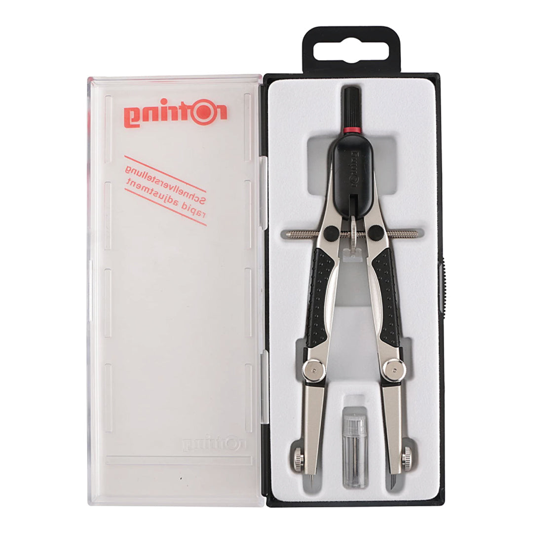 Rotring | Universal Compact | Compass Set | Adjustment For Technical | Drawing and Interior Rotring