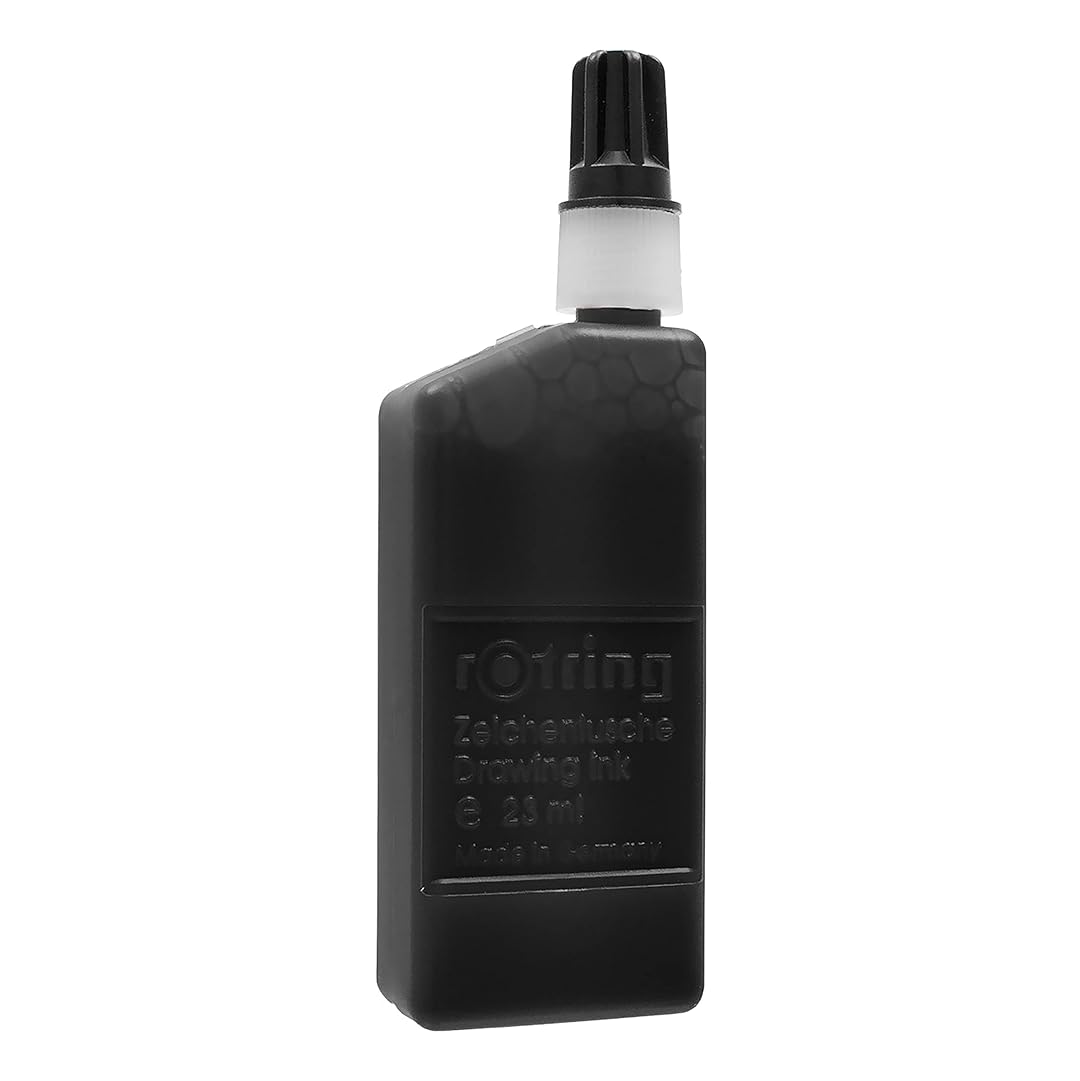 Rotring | Isograph | Drawing Ink | 23 ml | Bottle | Black Rotring