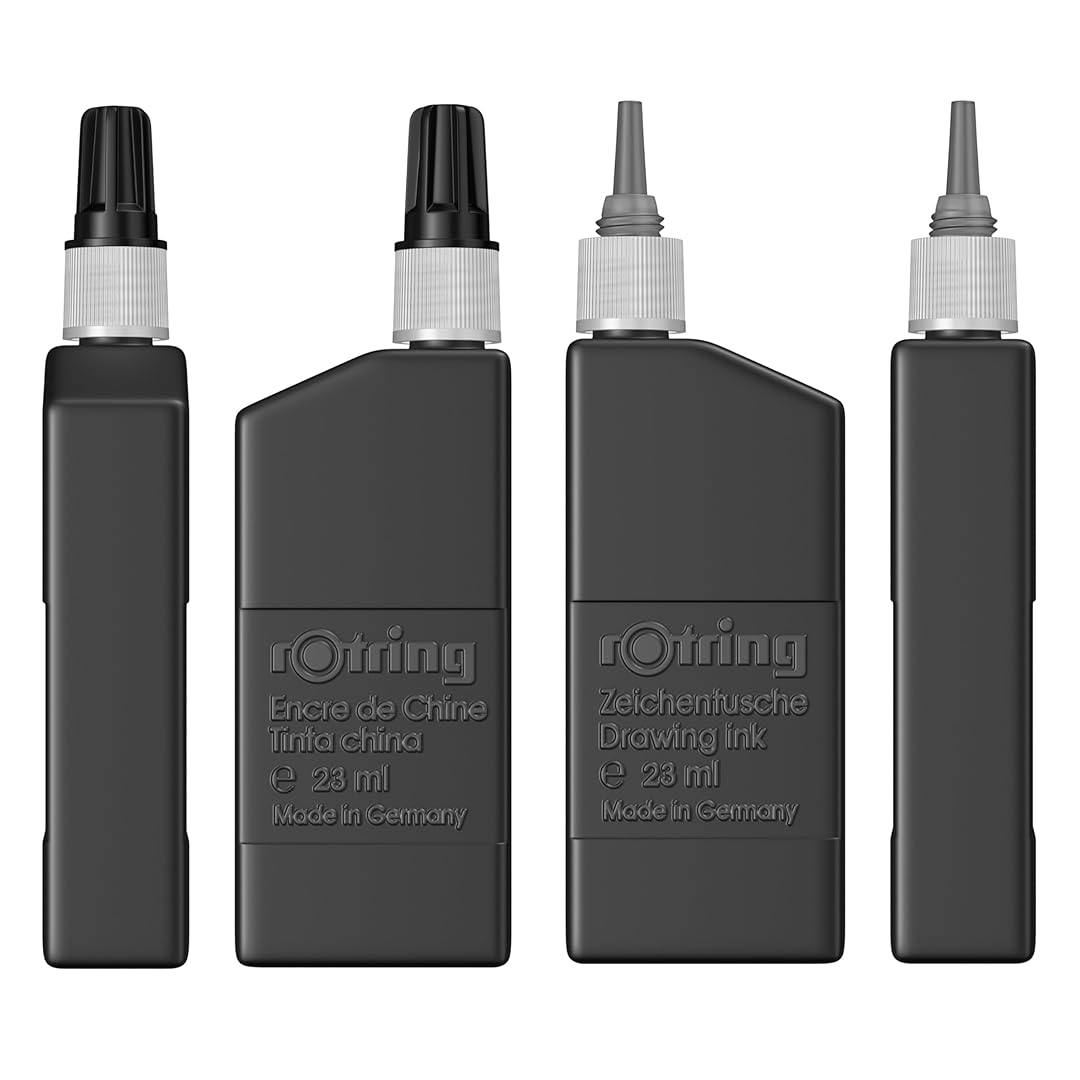 Rotring | Isograph | Drawing Ink | 23 ml | Bottle | Black Rotring