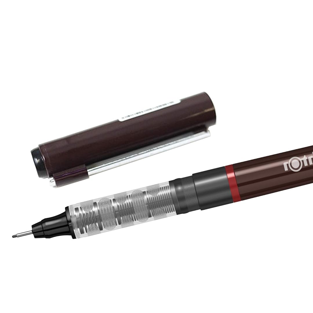 Rotring | Tikky | Graphic Fineliner | Black Pigment Lightfast | 0.3mm, 0.5mm | 6 Pen Set | 3 Each Rotring