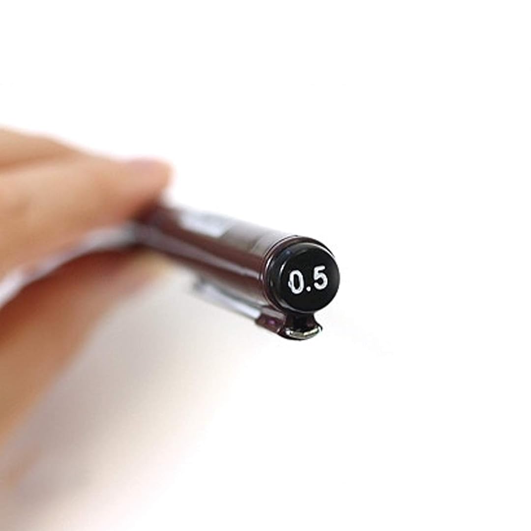 Rotring | Tikky | Graphic Fineliner | Black Pigment Lightfast | 0.3mm, 0.5mm | 6 Pen Set | 3 Each Rotring