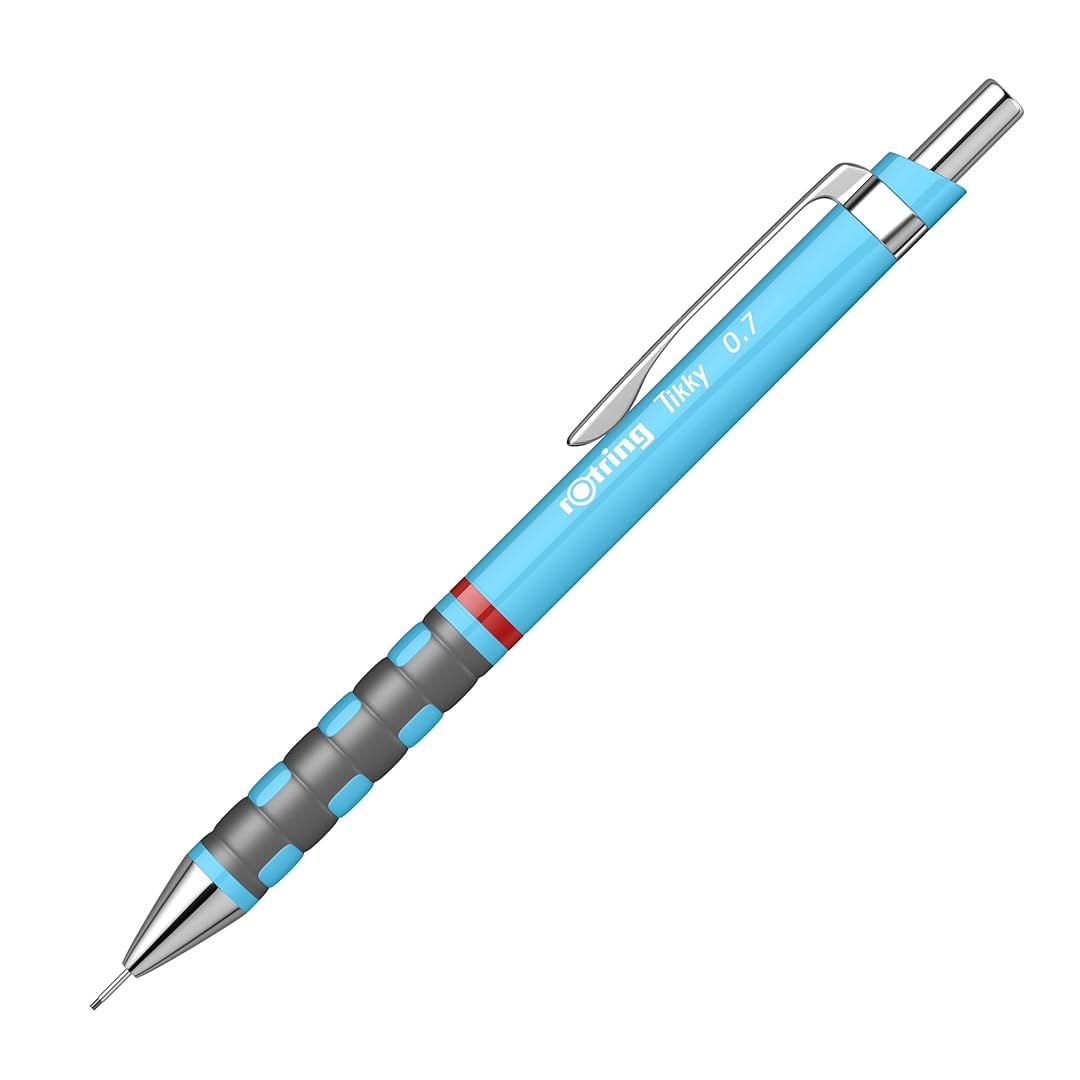 Rotring | Tikky | Mechanical Pencil | 0.7mm | Triangular Ergonomic Grip | Blue Rotring