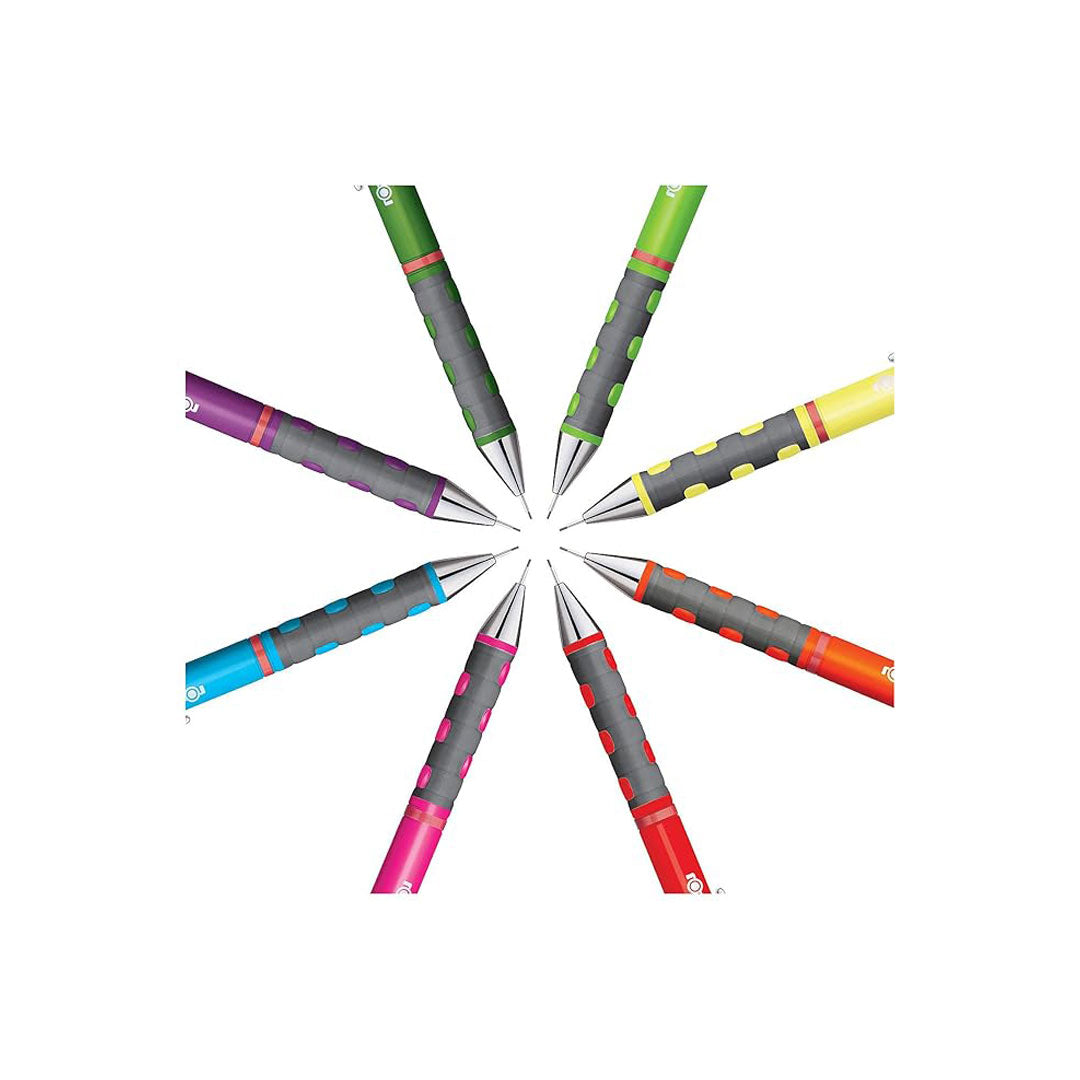 Rotring | Tikky | Mechanical Pencil | 0.7mm | Triangular Ergonomic Grip | Neon Green Rotring