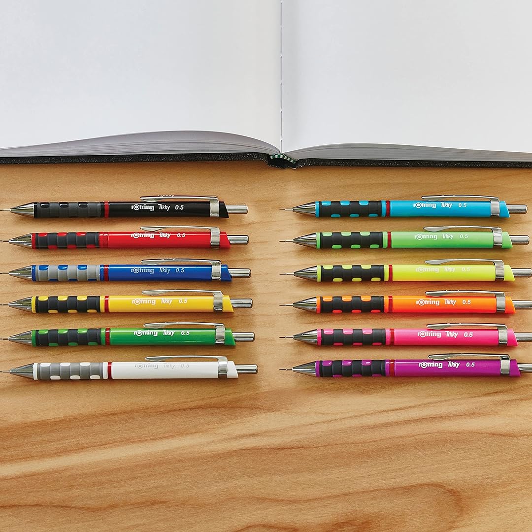 Rotring | Tikky | Mechanical Pencil Set | 0.7mm | Black Barrel Rotring